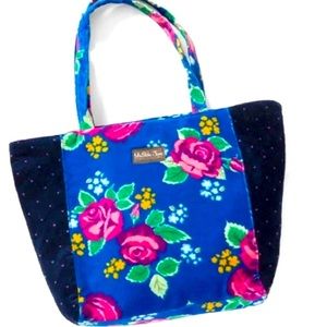 🦄🦋Matilda Jane Floral/Polka Dot Terry Cloth Carry Along Beach Tot Bag